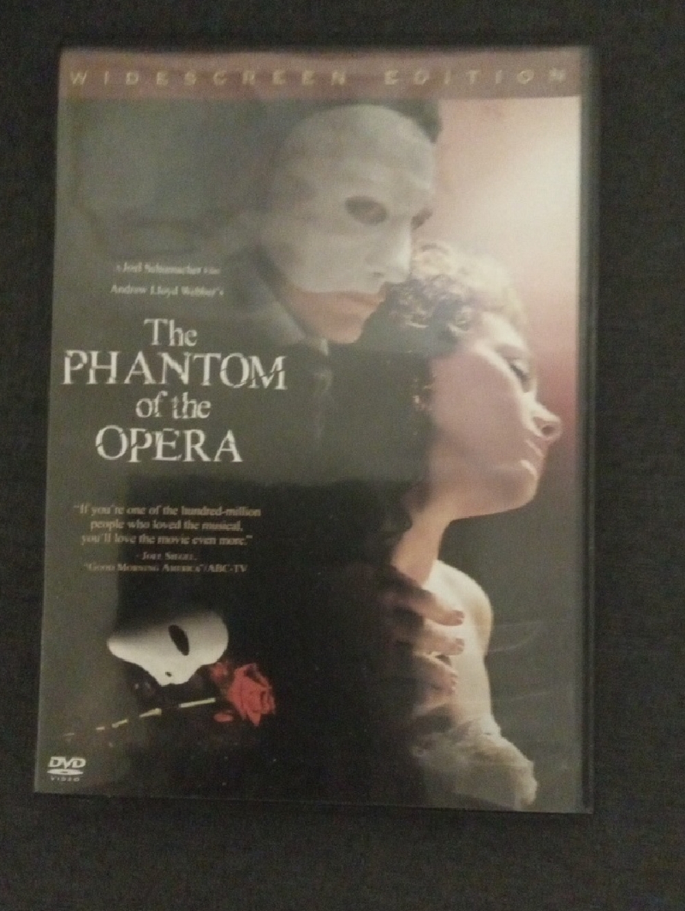 WIDESCREEN EDITION DVD--PHANTOM OF THE OPERA